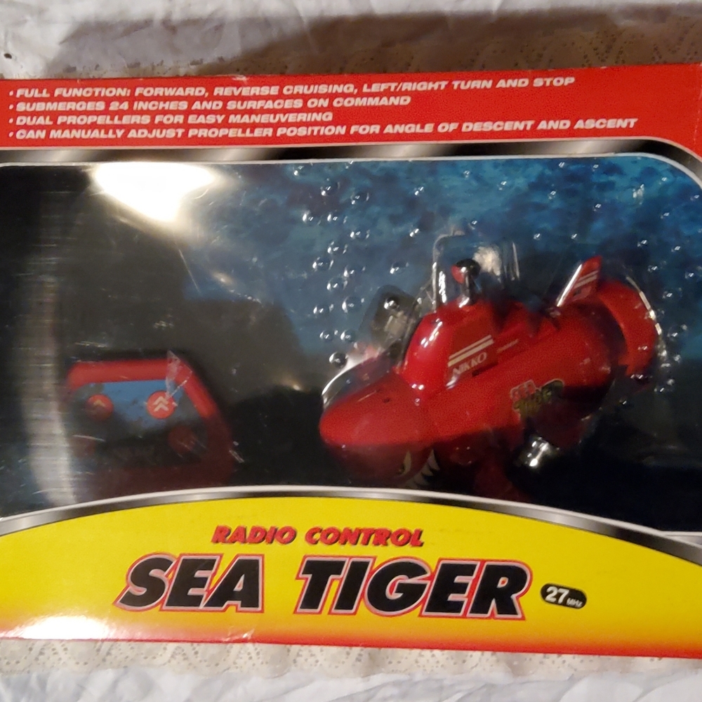 Nikko Sea Tiger Radio Controlled Water Vehicle